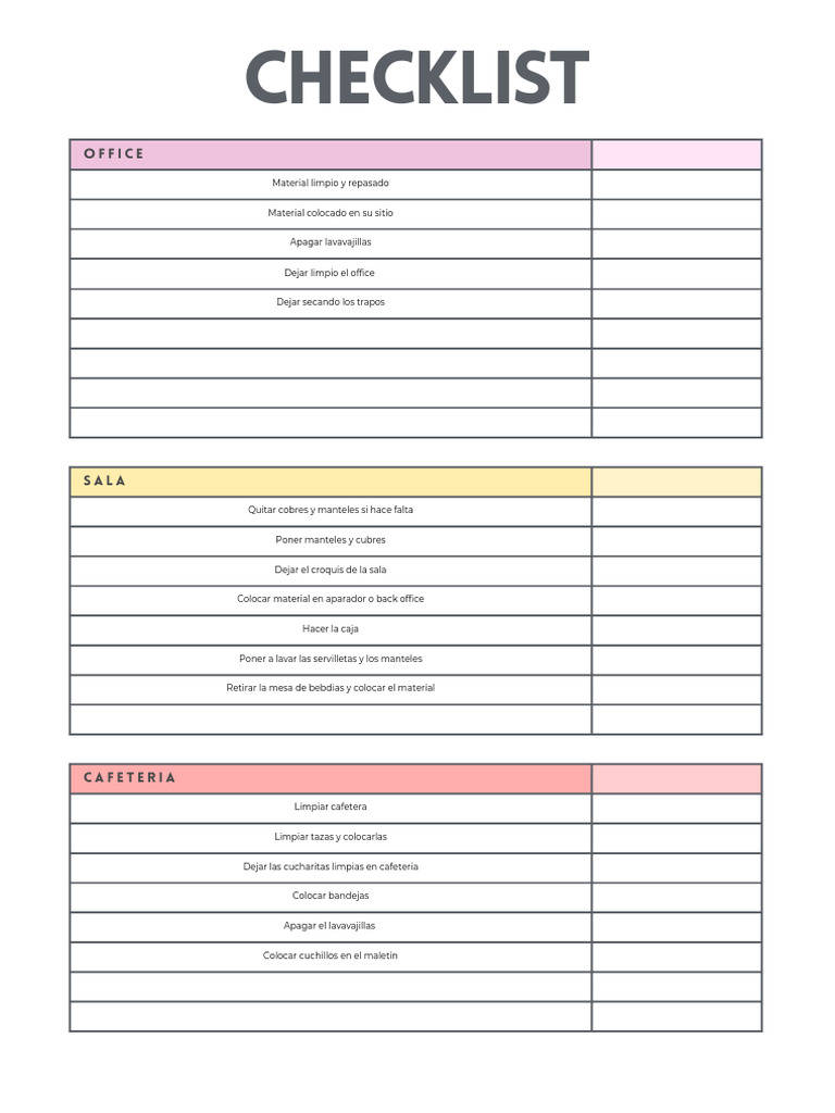 Colorful Clean Rainbow Weekly Cleaning Checklist 2 | PDF