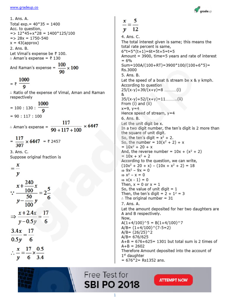 Math Problem Solutions and Explanations | PDF | Sphere | Area