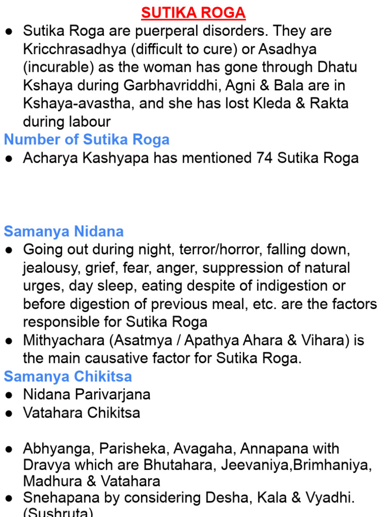 Sutika Roga | PDF