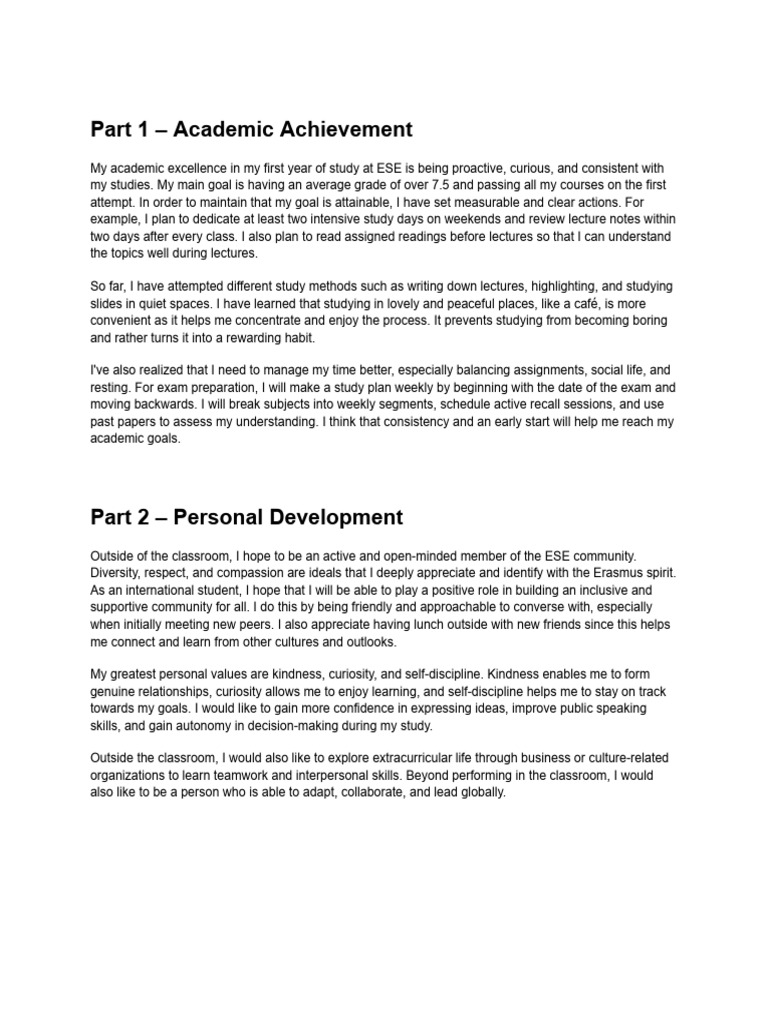 Intention Paper Guidance-1 | PDF | Well Being | Lecture