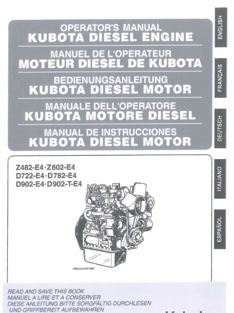 Motor kubota Z482 | PDF