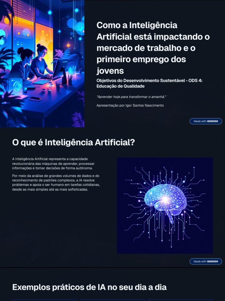 Impacto da IA no Trabalho dos Jovens | PDF | Inteligência artificial ...