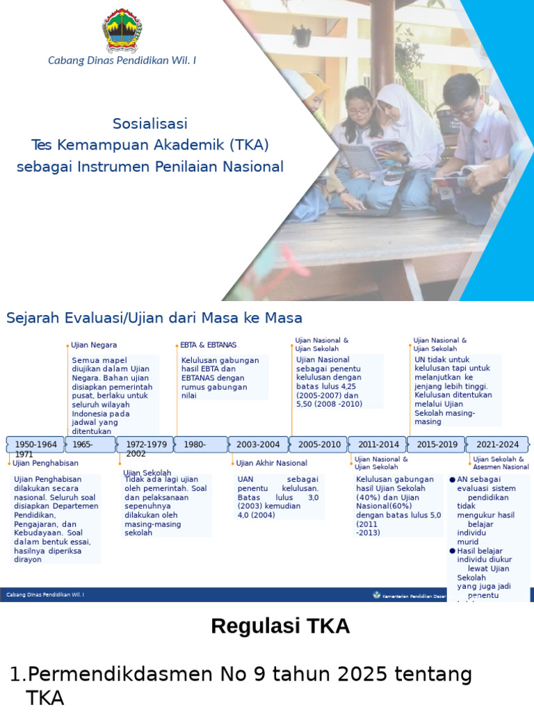 Panduan Tes Kemampuan Akademik TKA | PDF
