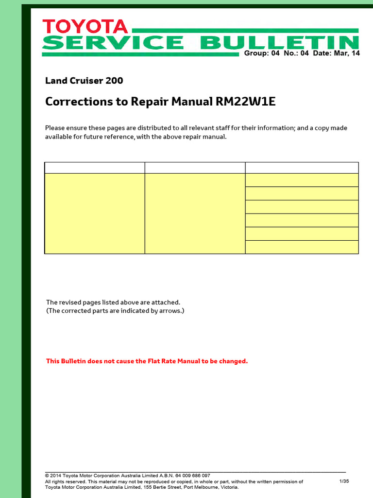 1VD-FTV Engine Repair Manual Update | PDF | Turbocharger | Engines