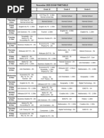 2025 NCEA Exam Timetable Overview | PDF | Science