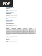 Tools and Consumables Request Form | PDF