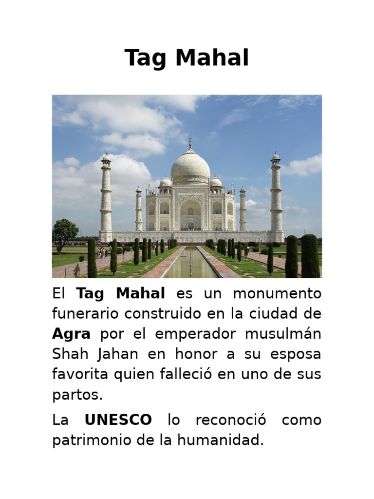 Tag Mahal | PDF