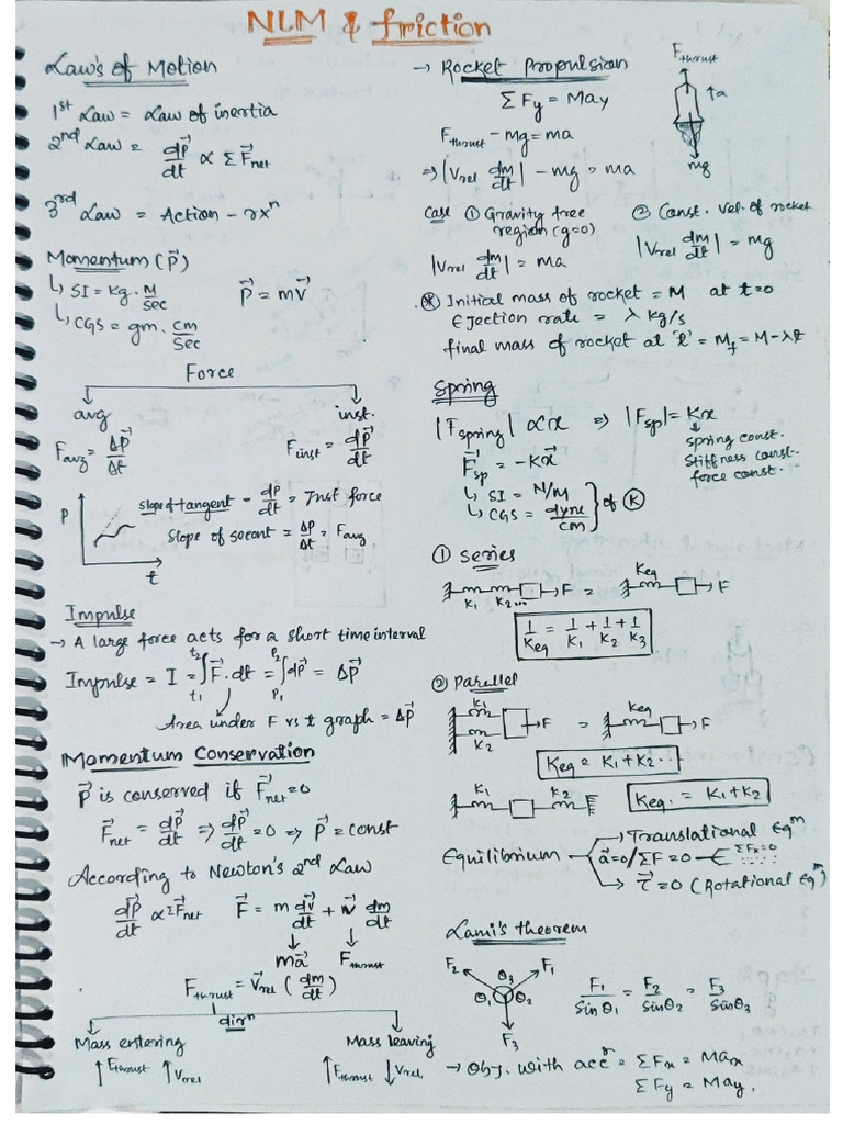 Physic & Bio, Some Few Chapters Shorts Notes | PDF