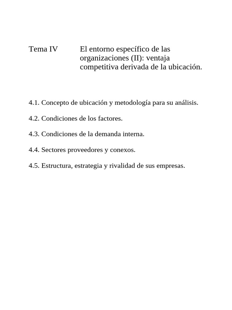 Ventaja Competitiva por Ubicación | PDF | Mercado (economía ...