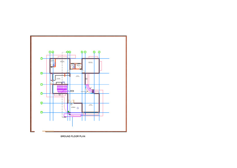 Ground Floor Plan Dimensions and Layout | PDF | Home | Buildings And ...