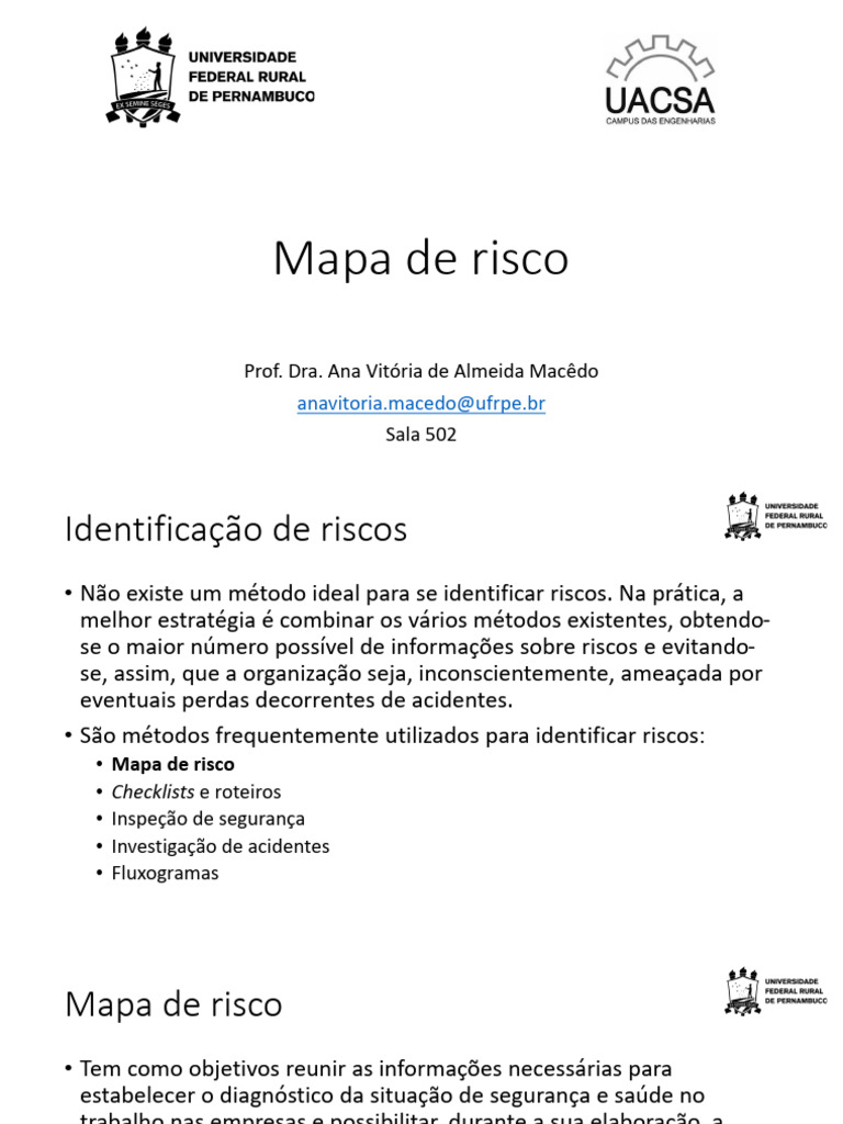 Topico 4 Mapa de Risco | PDF | Segurança e saúde ocupacional | Física
