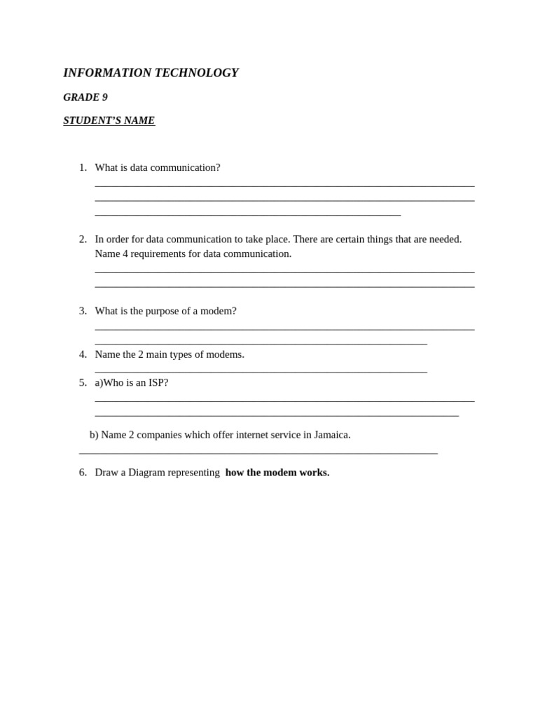 Network Test | PDF
