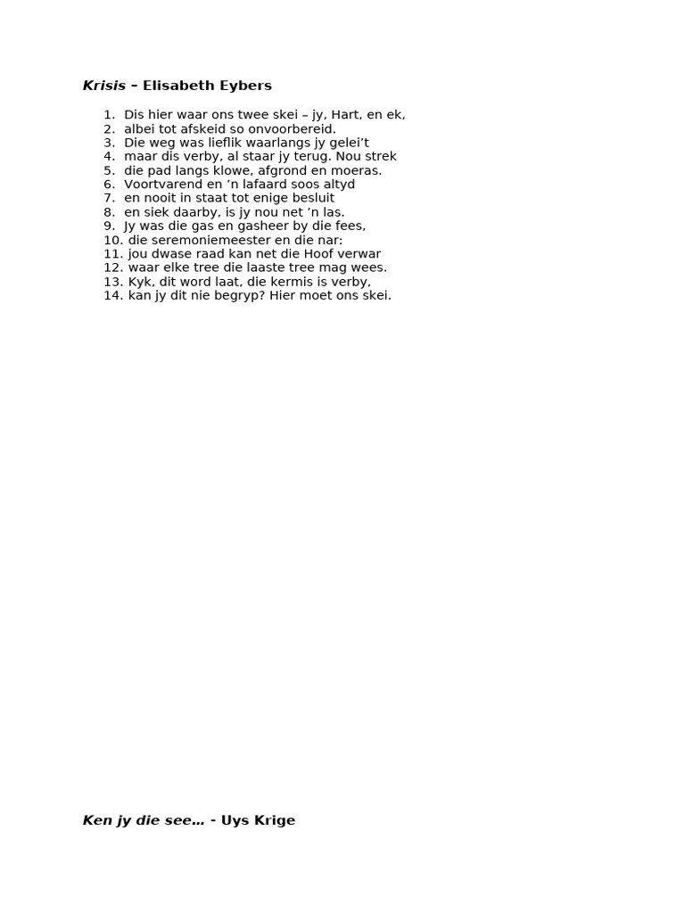 GR 12 EAT Gedigte | PDF