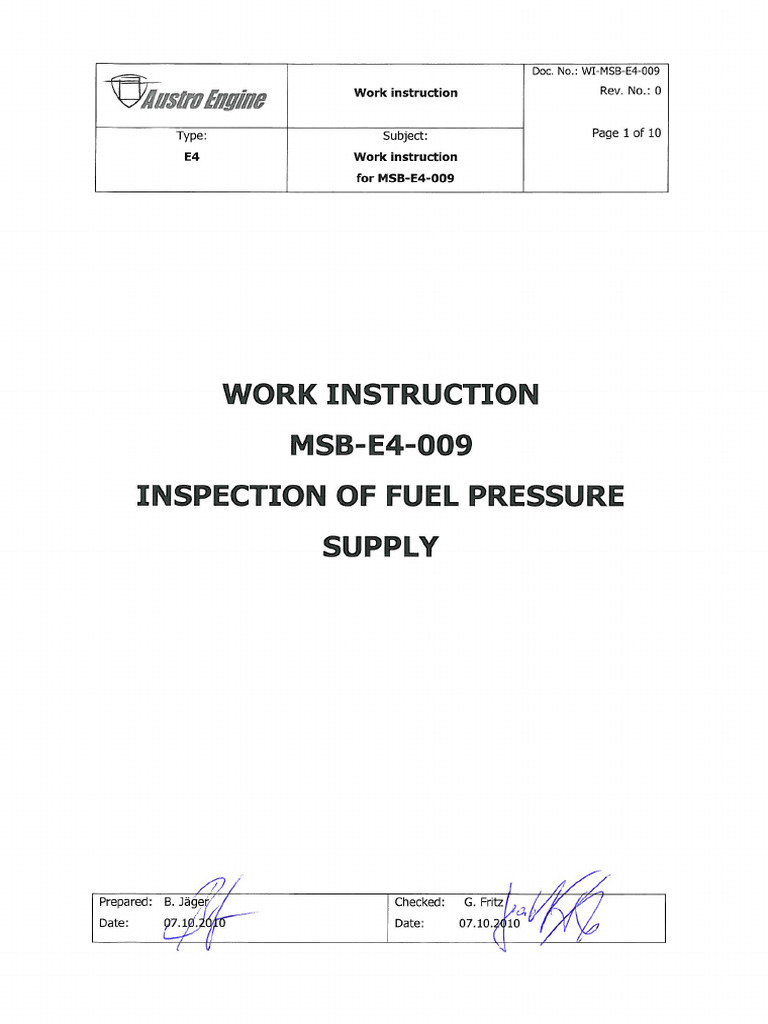HPP Inspection Instruction | PDF
