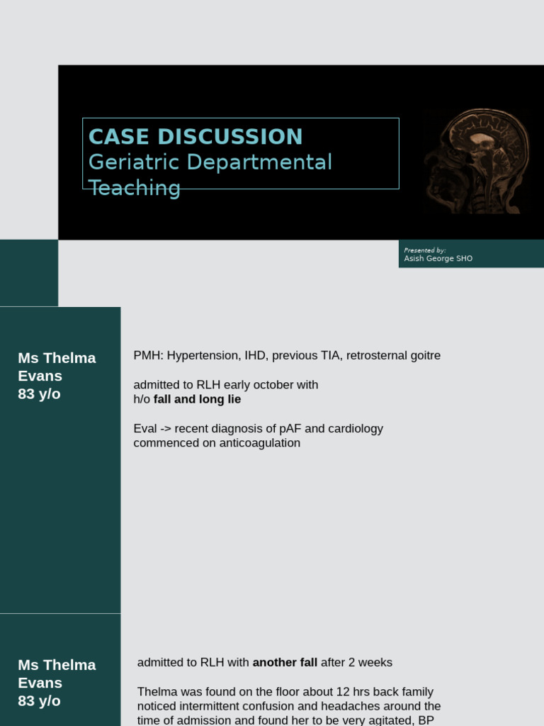 Geriatric Pituitary Apoplexy Case Study | PDF | Diseases And Disorders ...