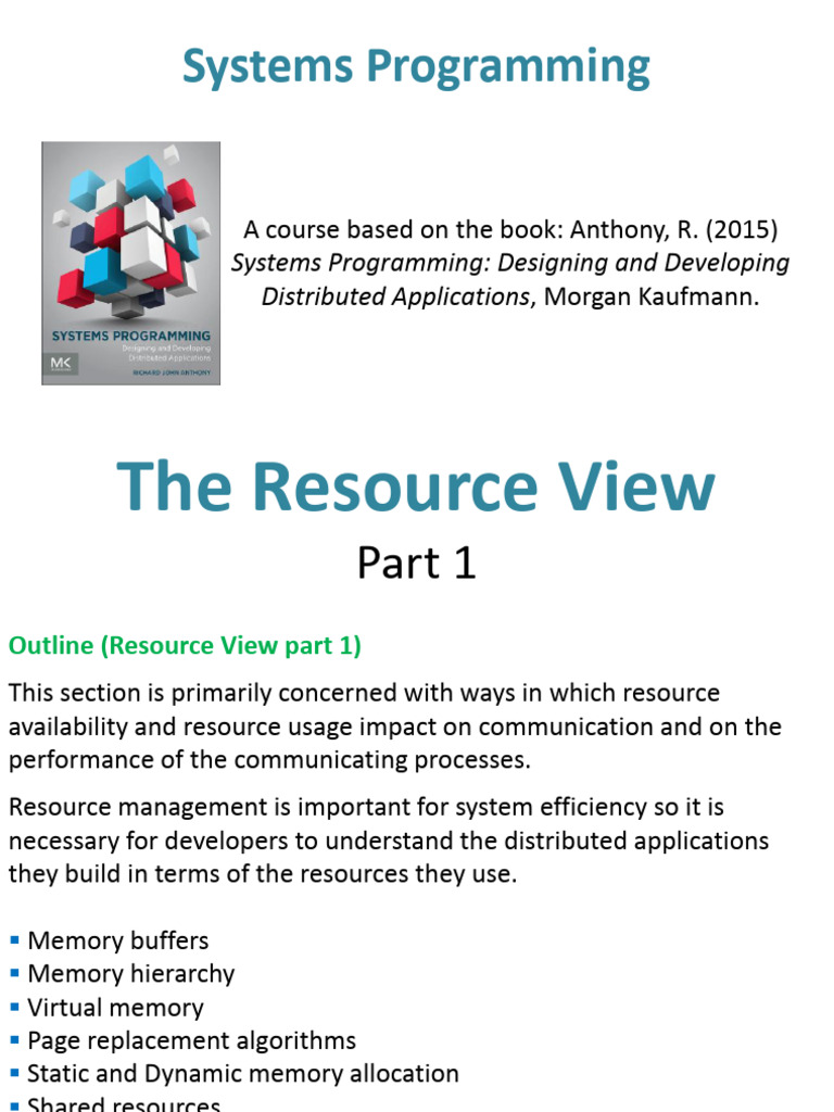 Resource Management in Systems Programming | PDF | Computer Data ...