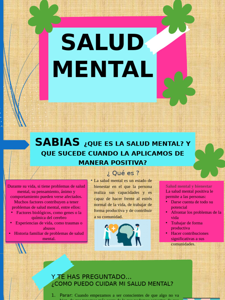 Cuidado de la Salud Mental: Claves y Tips | PDF | Mente | Salud mental