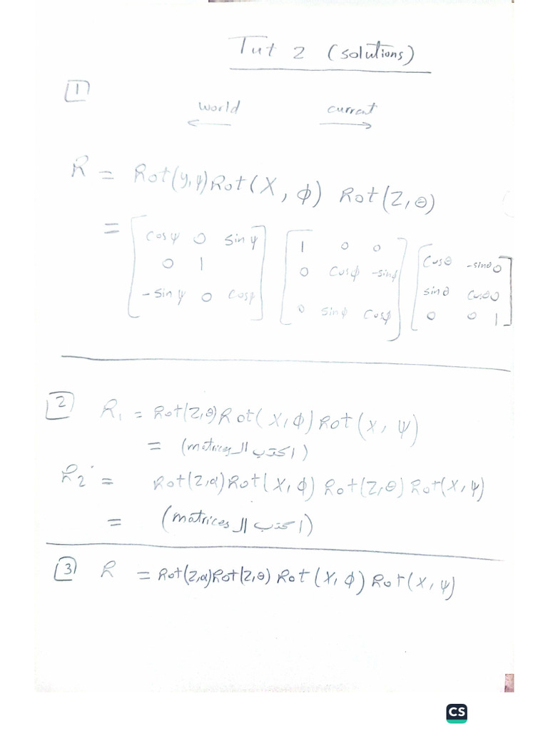 Tutorial 2 Solutions | PDF