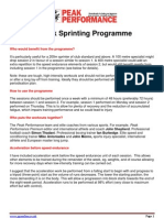 8-Week Sprinting Programme