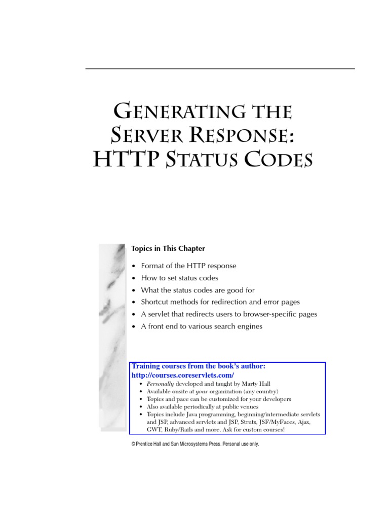 HTTP Status Codes | PDF