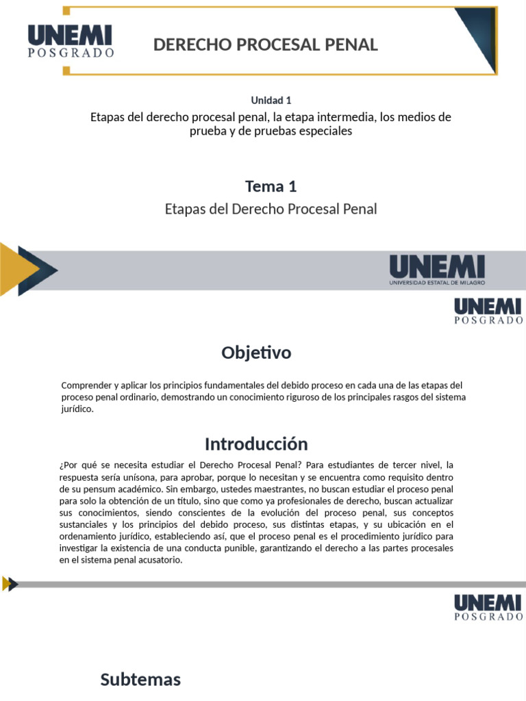 Etapas del Derecho Procesal Penal | PDF | Fiscal | Sentencia (ley)
