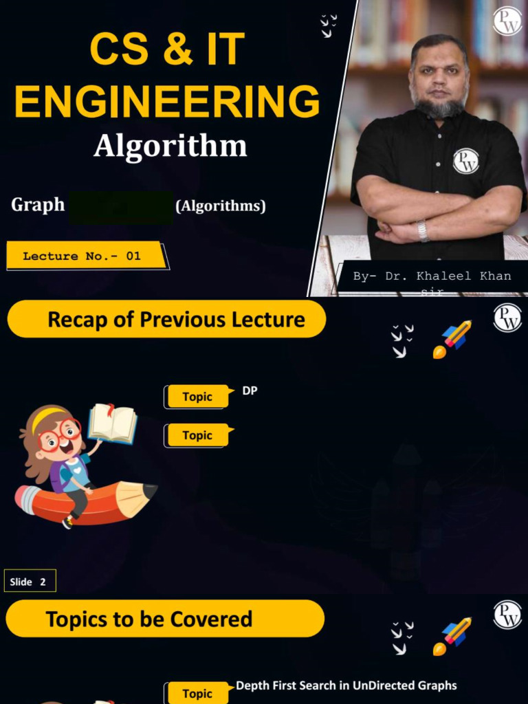 Graph Algorithms 01 _ Class Notes | PDF
