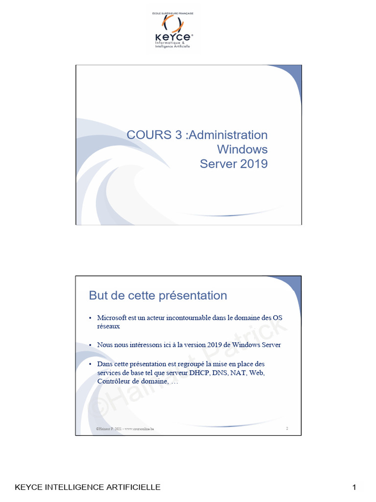 Windows Server 2019 : Guide d'Administration | PDF | Système de noms de ...