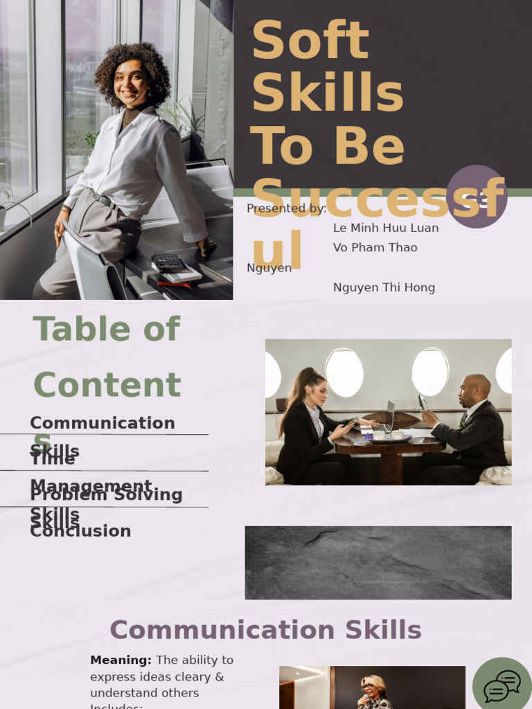 Essential Soft Skills for Success | PDF | Skill | Communication