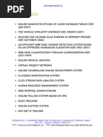 Download Software Final year projects by sriharidino SN9478215 doc pdf