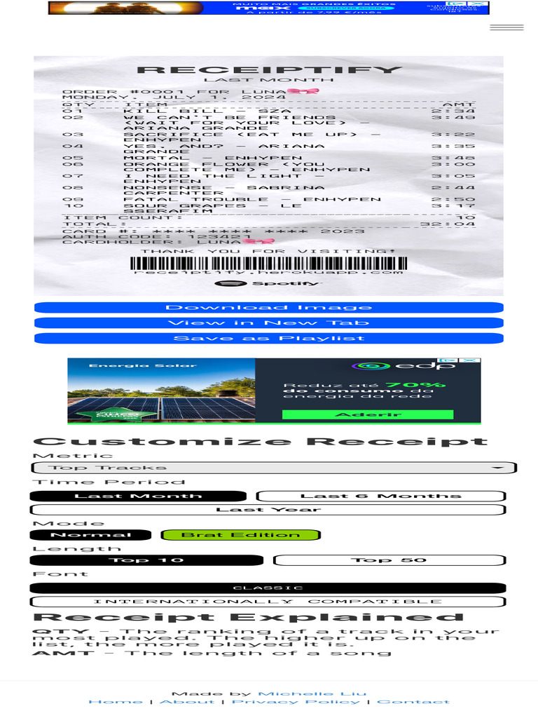 Understanding Your Music Receipt | PDF