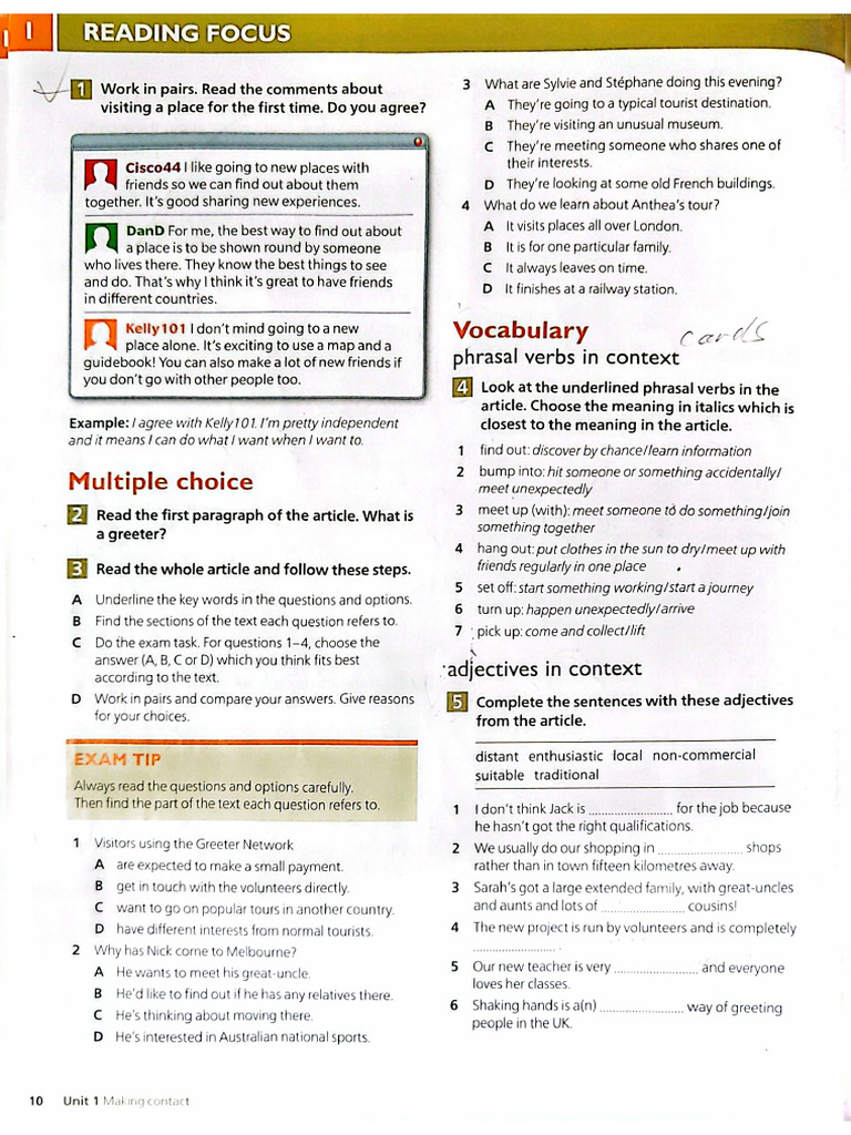Reading Focus NR 1 | PDF