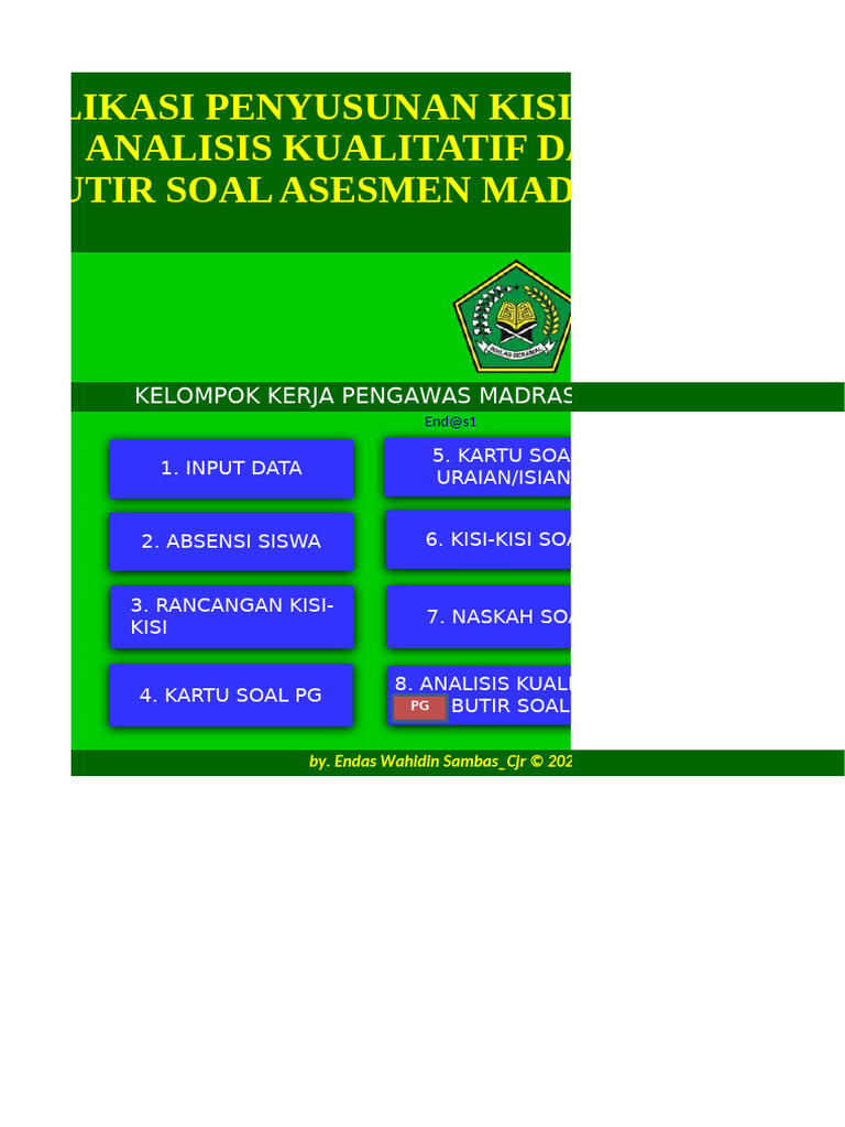 Aplikasi Kisi-kisi_Naskah Soal_dan ABS_MTs (2) | PDF