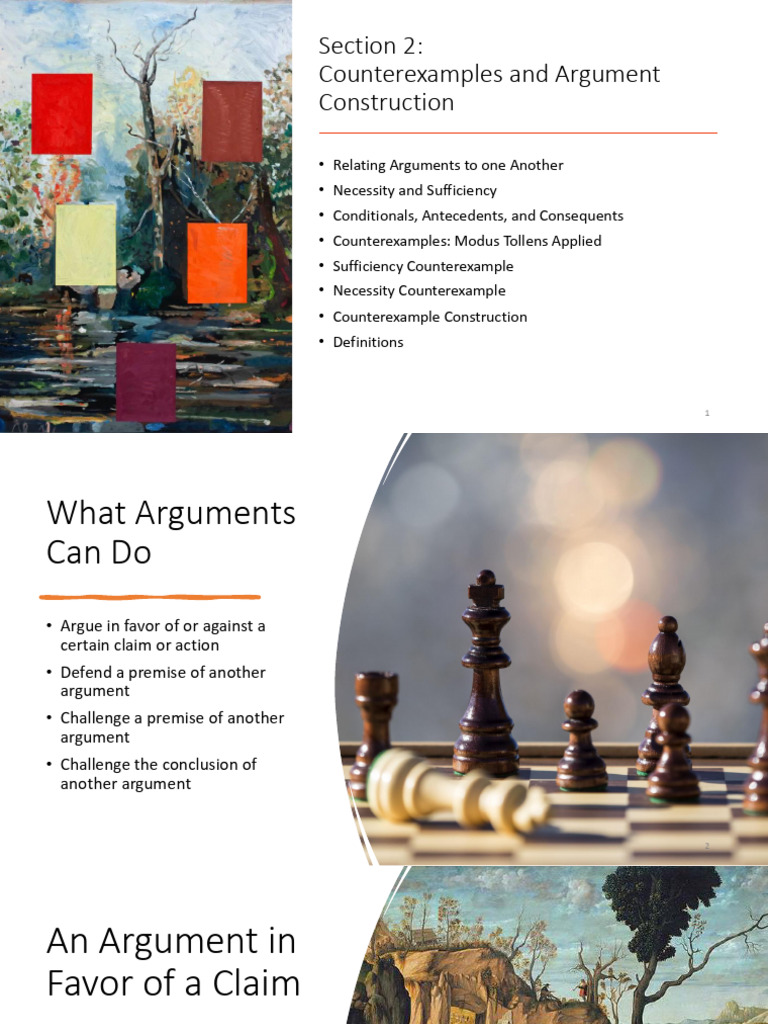 Counterexamples in Argumentation Analysis | PDF | Argument | Logic