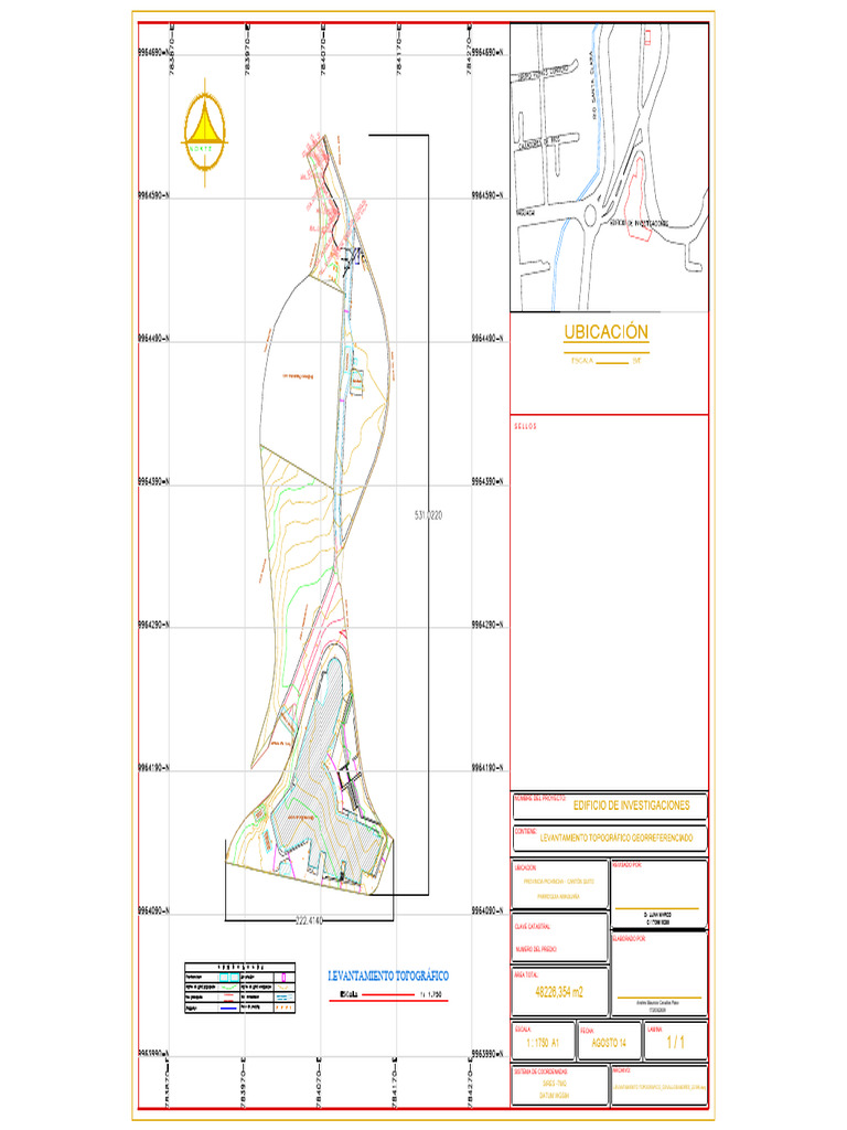 Levantamiento Topografico Cevallosandrés 22396-Model | PDF
