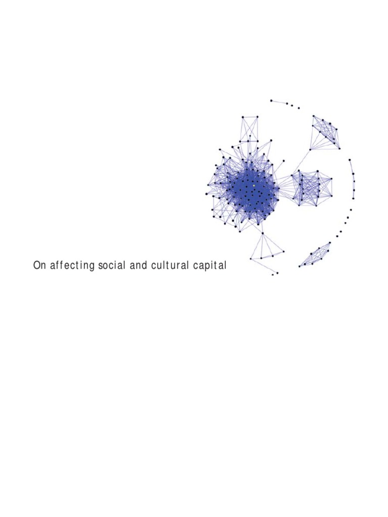 On Affecting Social And Cultural Capital Pdf Social Capital