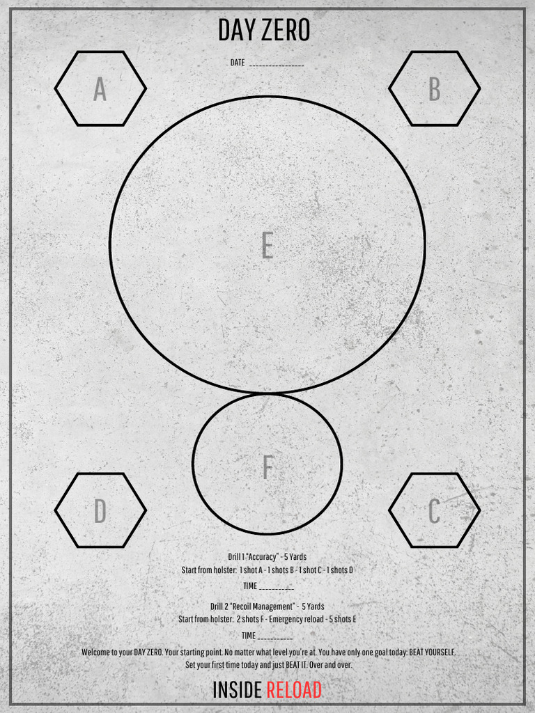 Day Zero Shooting Drills Guide | PDF