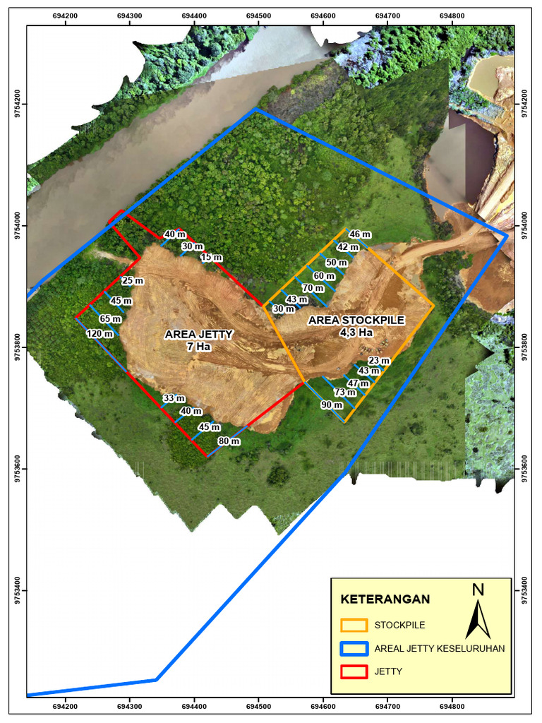 Stockpile and Jetty Area Measurements | PDF