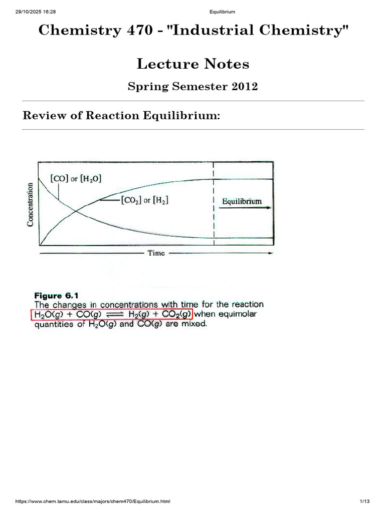 Equilibrium | PDF
