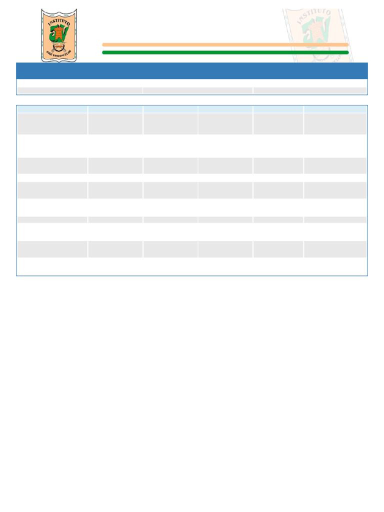 Horario de Clases Secundaria 2025-2026 | PDF