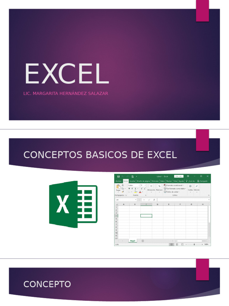Conceptos Básicos de Excel | PDF