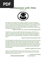 2nd Edition Codex Orks | PDF