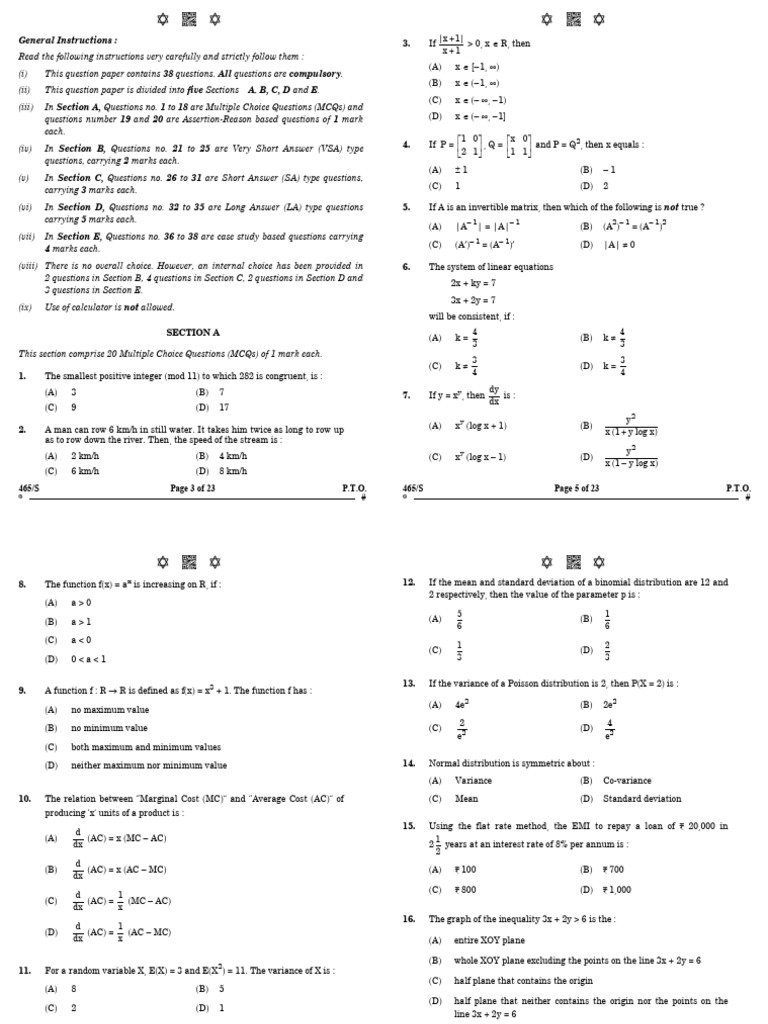 Comprehensive Exam Question Paper | PDF | Depreciation | Variance