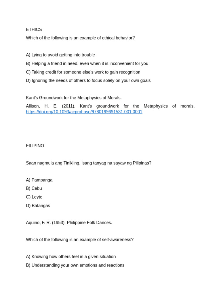 Csa Question | PDF