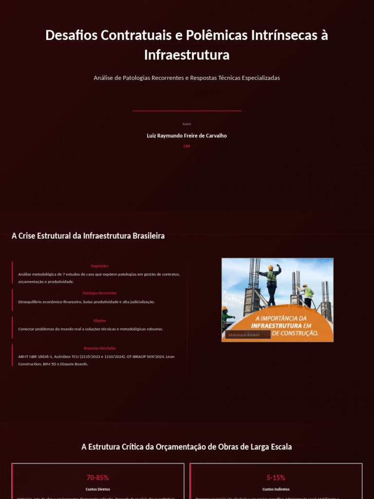 Desafios Contratuais e Polêmicas Intrínsecas à Infraestrutura | PDF | BIM