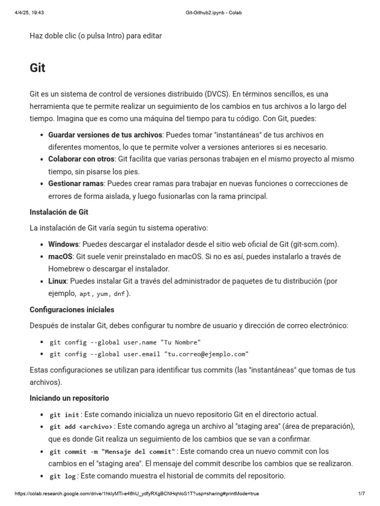 Git Github | PDF | Software libre | Git (software)