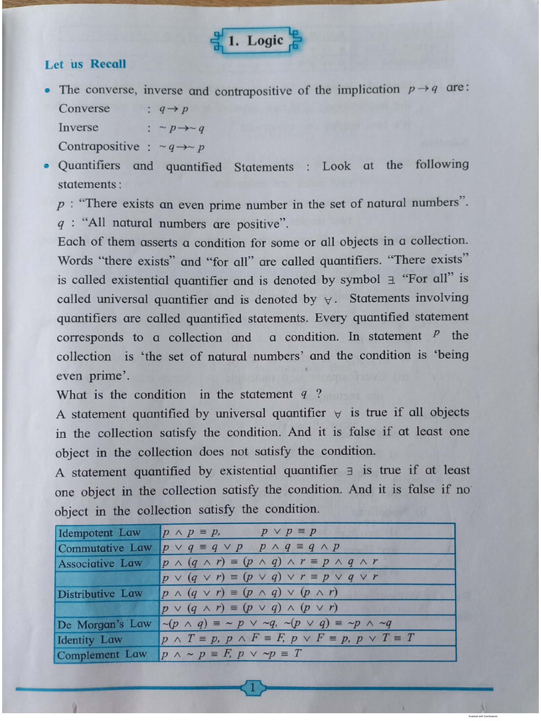 1 Logic | PDF