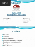 Download Ppt on Investigation Method of Cyber Crime by Keshav Gutsy SN94789254 doc pdf