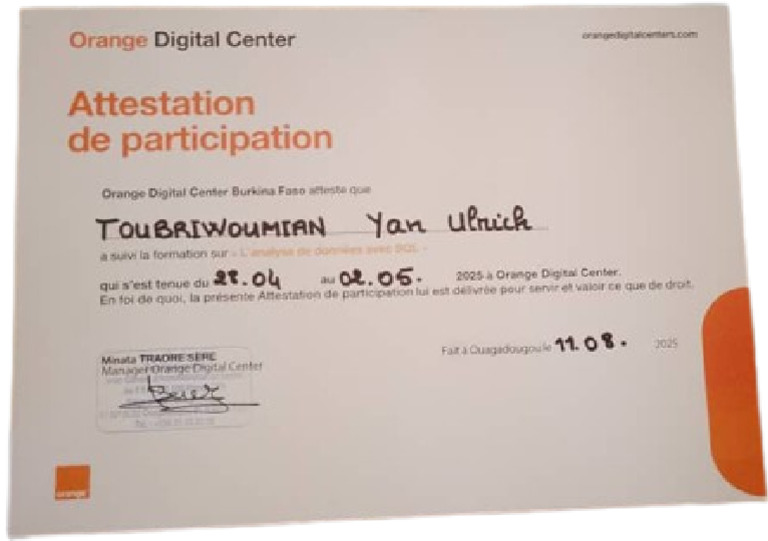 Orange DIgital Center Analyse Données Avec SQL | PDF