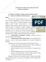 Organizarea Activitatii de Consultant A Agricola Pe Plan European Si Mondial