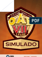 1 Simulado OAB 1F VII Exame